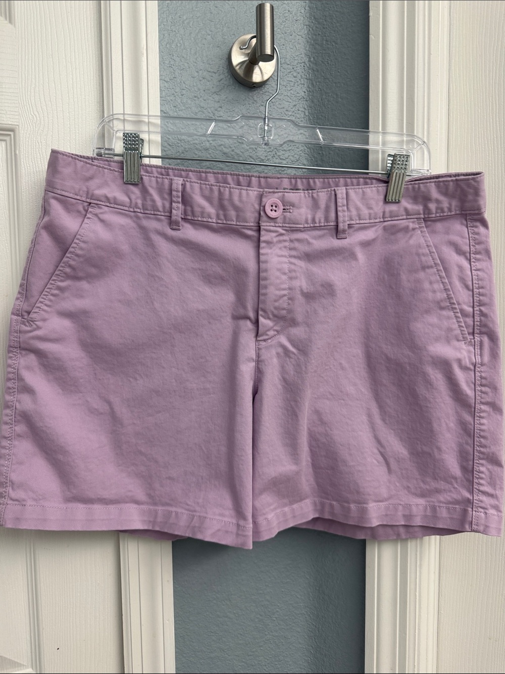 Eddie BauerWomen’s Lavender boyfriend mid rise Shorts